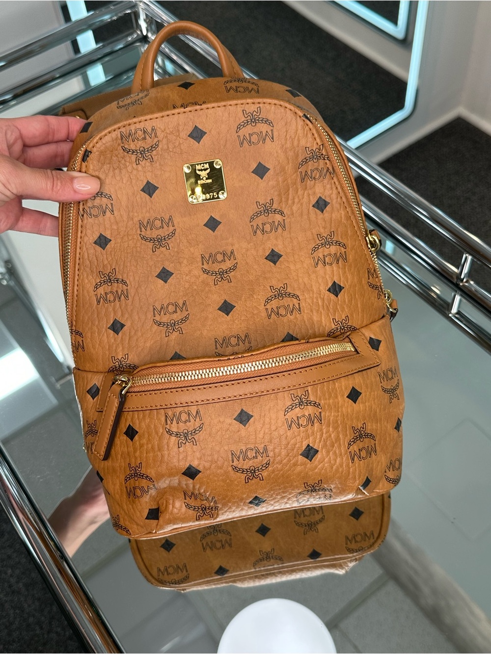 Mcm Slingback Backpack